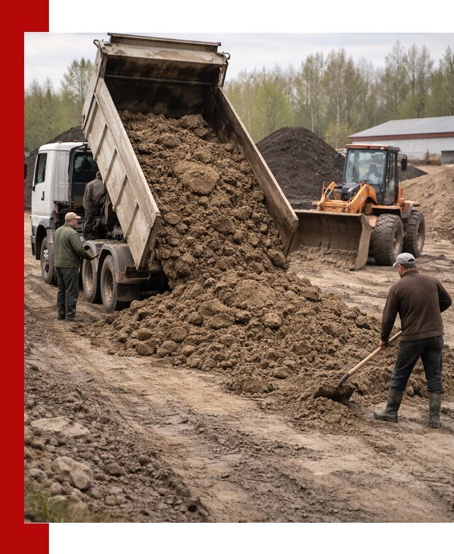 Доставка глин и суглинков в Тюмени оптом и вкрай