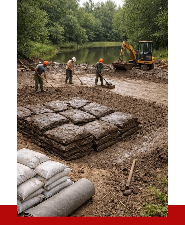 Купить глину для пруда в Тюмени от 4593 р. с доставкой | ПРОНЕРУДТюм