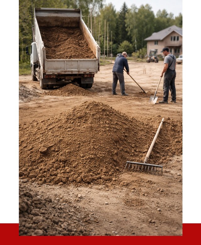 Суглинок для планировки в Тюмени с доставкой от 4287 р. | ПРОНЕРУДТюм