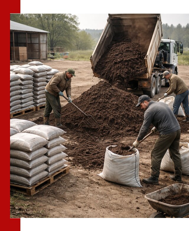 Доставка компоста оптом и в розницу в Тюмени