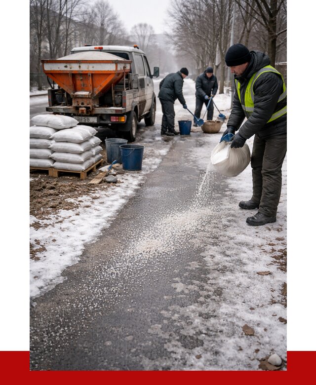 Реагент против гололеда в Тюмени с доставкой от 4593 р. | ПРОНЕРУДТюм