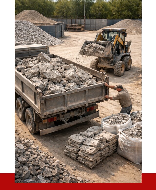 Купить бой бетона с доставкой в Тюмени от 4899 р. | ПРОНЕРУДТюм