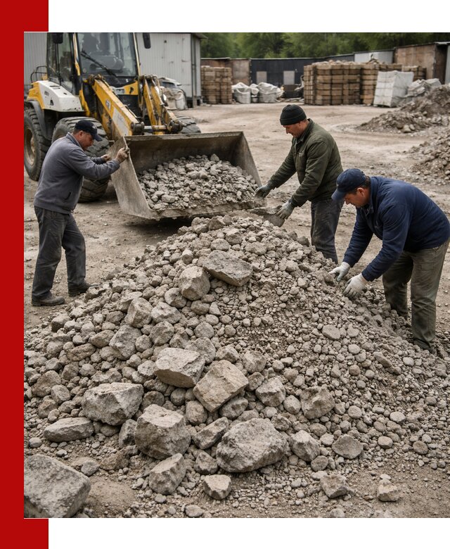 Демонтаж и вывоз бой бетона в Тюмени