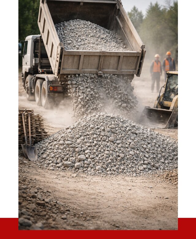 Купить дробленый бетон в Тюмени от 1735 р./куб | ПРОНЕРУДТюм