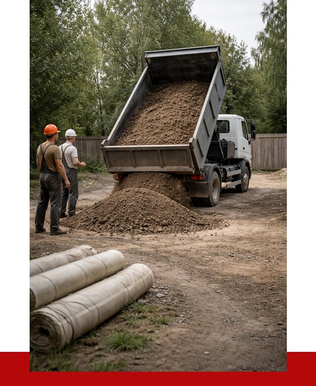 Доставка сыпучих материалов самосвалом в [cvi] от 4287 р. | ПРОНЕРУДТюм