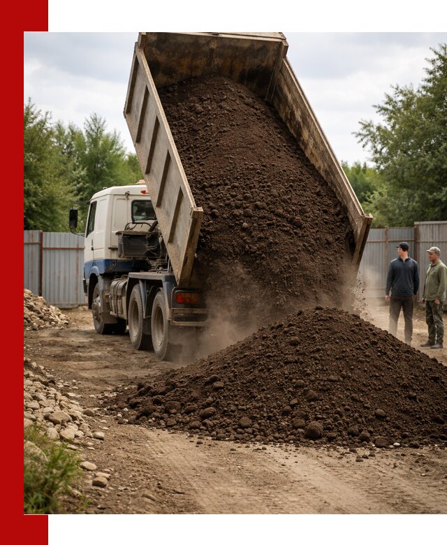 Доставка самосвалом 10 кубов в Тюмени быстро и надёжно