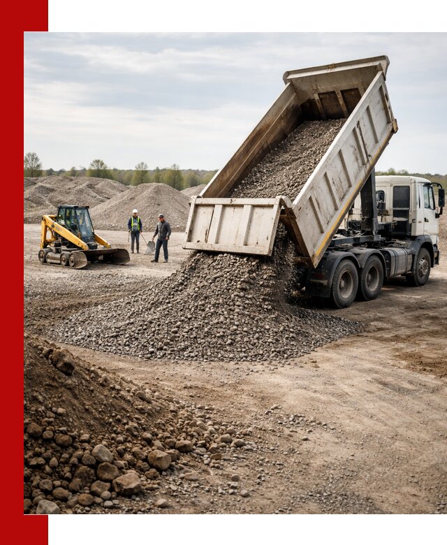 Доставка самосвалом 25 м³ в Тюмени быстро и надежно