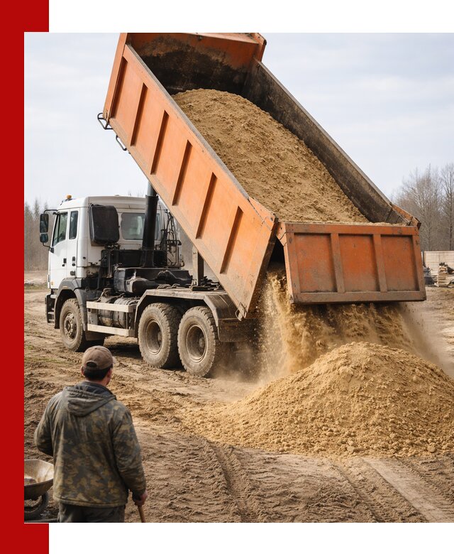 Аренда самосвала 20 тонн для перевозки грузов в Тюмени