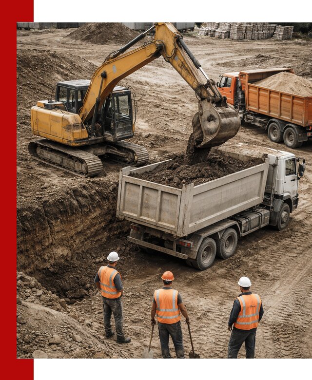 Разработка грунта для строительства и благоустройства в Тюмени