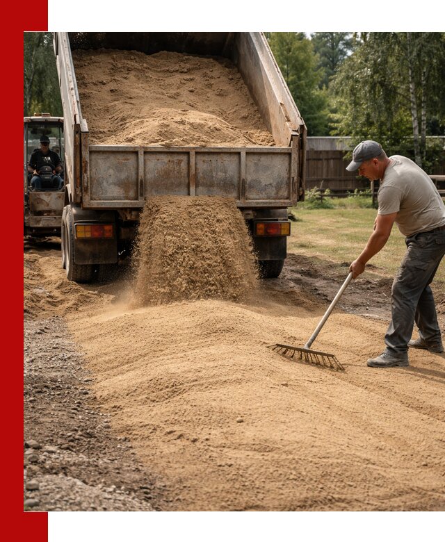 Отсыпка участка песком в Тюмени быстро и качественно