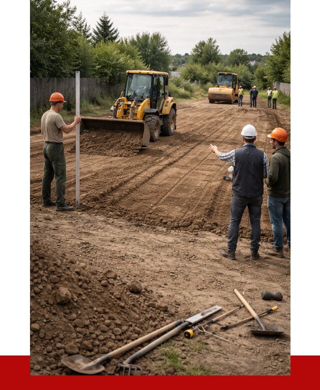 Планировка участка грунтом в Тюмени от 4593 р ПРОНЕРУДТюм